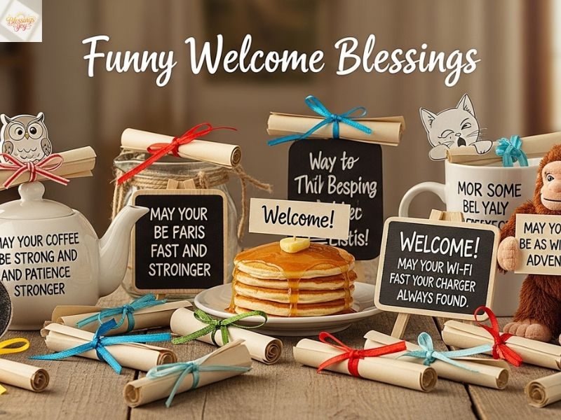 200+ Funny & Creative Welcome Blessings