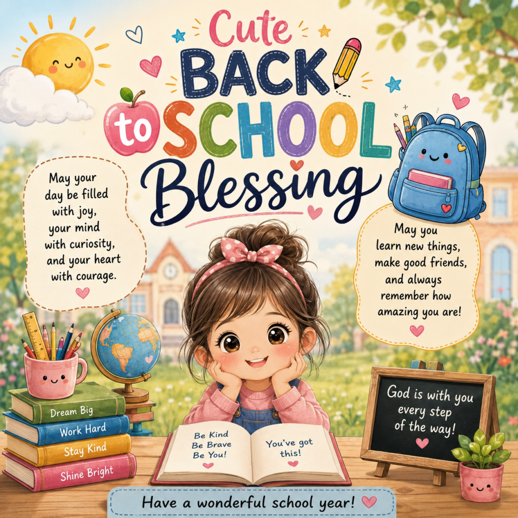 Back to School Blessing
